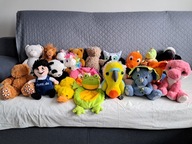 Zestaw maskotek 20szt Duże +20cm Z693