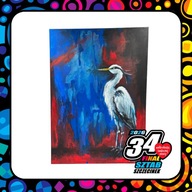 Obraz "Czapla dla WOŚP" - autorstwa Moniki Czapli. WOŚP Szczecinek.