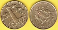 BARBADOS 5 Cents 2005 r.