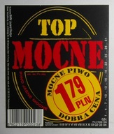 ETYKIETA PIWO MOCNE TOP BROWAR NAMYSŁÓW NA ZLECENIE BWM JURAND OLSZTYN