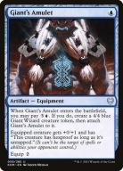 Karta Magic: The Gathering Giant's Amulet KHM