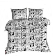Pościel z bawełny 220x240 + 2x50x60 zamek B 64 Marylin