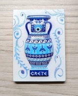Magnes na lodówkę ceramiczny GRECJA KRETA CRETE C576