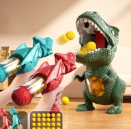 Interaktywny dinozaur z pistoletem – zabawka strzelanie do celu dla dzieci