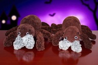 Duży pająk na szydełku