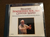 Brahms Symphonies nos. 3&4 Gunter Wand RCA