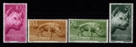 Hiszpańska Sahara / 166-169 ( Fauna - Dzień Znaczka ) 1957 r. / czyste