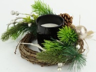 Świąteczny Wianek Dekoracyjny Na Stół Drzwi Okno