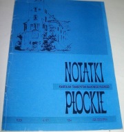 NOTATKI PŁOCKIE KWARTALNIK 4/161 1994