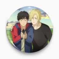 PRZYPINKI BADZIKI BUTTONY ZNACZKI 44 mm – na każdy gust! BANANA FISH