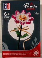 Wysyłka 24 h Klocki Plastikowe Kwiat Margaretka idealne na prezent