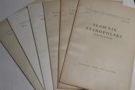 Słownik staropolski tom 3 komplet zt. 1-6