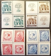 BOHMEN UND MAHREN Mi 79Zf - 82Zf ** - czysty - CZWOROBLOKI