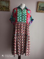 gdg ACTOEL swobodna kolorowa sukienka 36 nowa