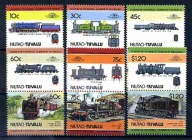 A17304)Kolejnictwo: Tuvalu-Niutao 45 - 56 Paare**