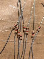 6x Rezystor 1 kOhm, 5%, 0,125 W