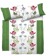 Pościel kora lux 200x200 + 2x70x80 guzik K 231 Łowicz fiolet