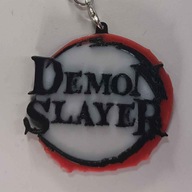 Breloczek z anime Demon Slayer logo Kimetsu no Yaiba