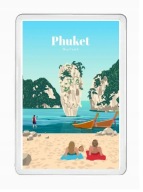 PHUKET TAJLANDIA magnes pamiątkowy na lodówkę akrylowy