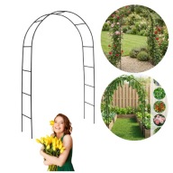 PERGOLA OGRODOWA TARASOWA METALOWA PODPORA DO RÓŻ PNĄCZY WINOGRON ŁUK 240CM