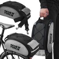 WYTRZYMAŁA Torba Rowerowa Sakwa Tylna 13L PRZENOŚNA NA BAGAŻNIK POJEMNA