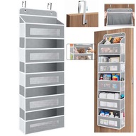 ORGANIZER NA DRZWI WISZĄCY DO SZAFY ZABAWKI BUTY KOSMETYKI 5 PÓŁEK KOSZ