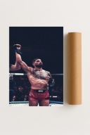 Plakat bez ramy 30x40cm Ilia Topuria, sport, MMA | Pomysł na Prezent