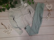 George komplet legginsy bluzka prążek 110-116cm 5-6lat