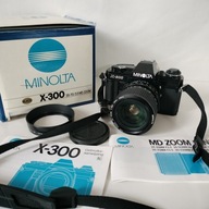 Minolta x-300 obiektyw MD zoom 35-70mm f/3.5 macro
