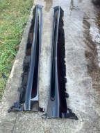 NAKŁADKI PROGOWE BMW F16 M-PAKIET CZARNE KOMPLET