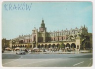 Kraków Sukiennice samochód Mini Moris 1977r.