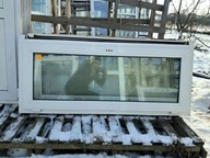 OKNA Plastikowe PCV 147x63cm 22 sztuki poziome okno białe