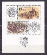 CZECHY ** Wystwa znaczków PRAGA'98 Mi BL 5