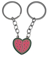 Zestaw Breloków 2 Szt Arbuzy Prezent dla Par, Przyjaciół Rodzeństwa BFF