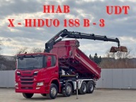 SCANIA G 450 * WYWROTKA + BORDMATIC + HIAB X - HIDUO 188 * 8x4