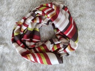 EAST Essentials jedwabny mega szal duży paski