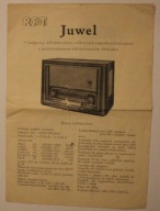 ODBIORNIK - "Juwel" - Sposób obsługi odbiornika "Juwel" - INSTRUKCJA