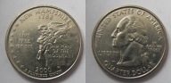 USA 25 cent 2000 New Hampshire