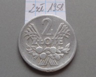 2 złote z 1958 roku , JAGODY , ŁADNE