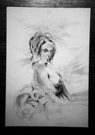 Akt Artystyczny – Praca Ręcznie Tworzona (200) – dla 884 Skubalskich