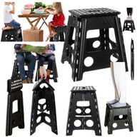 TABORET STOŁEK SKŁADANY ANTYPOŚLIZGOWY 40 CM – WYTRZYMAŁOŚĆ DO 150 KG