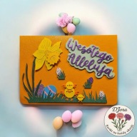 Ręcznie robiona kartka wielkanocna nr 4 DJora