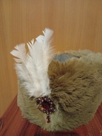 Czapka szlachecka ze sztucznym futrem