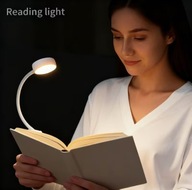 LAMPKA LED DO CZYTANIA KSIĄŻEK Z KLIPSEM 3 BARWY ŚWIATŁA BIAŁA