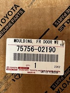 TOYOTA COROLLA CROSS LISTWA DRZWI LEWY PRZÓD NOWA -75756-02190