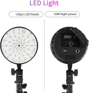 Lampa LED Andoer RGB Statyw