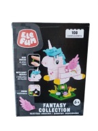 Klocki FANTASY FAIRYTALES UNICORN 108 el.Bajkowy Jednorożec Huśtawka Mini