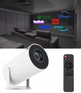Rzutnik Projektor WiFi Pilot Android TV 130 cali 4K FULL HD HY300 PRO LED