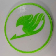 Podkładka pod kubek Fairy Tail zielona