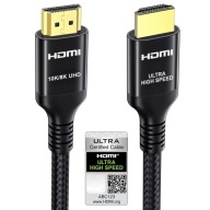 Etseinri Cabo Przewód HDMI 2.1 8K Ultra High Speed 48 Gb/s 1,5 m